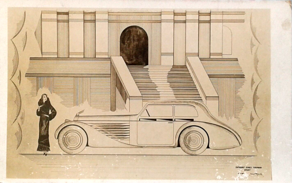 Bugatti Torpedo Sport 1931 Postcard (6773)